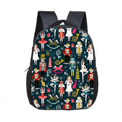 Cartoon Ballet Dancing Printing Backpack Children School Bags Dance Shoes