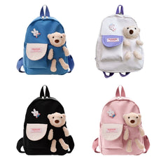Bear Toy School Bag for Kids Kindergarten Schoolbags Children Backpacks