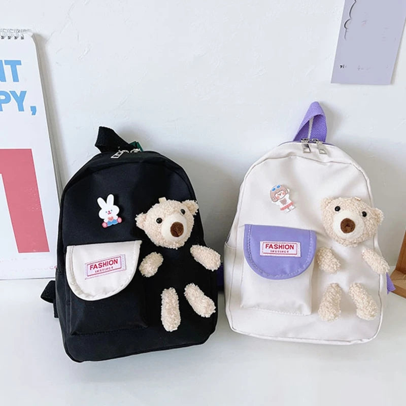 Bear Toy School Bag for Kids Kindergarten Backpacks