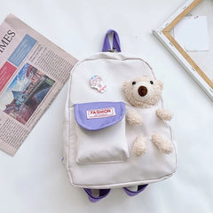 Bear Toy School Bag for Kids Kindergarten Backpacks