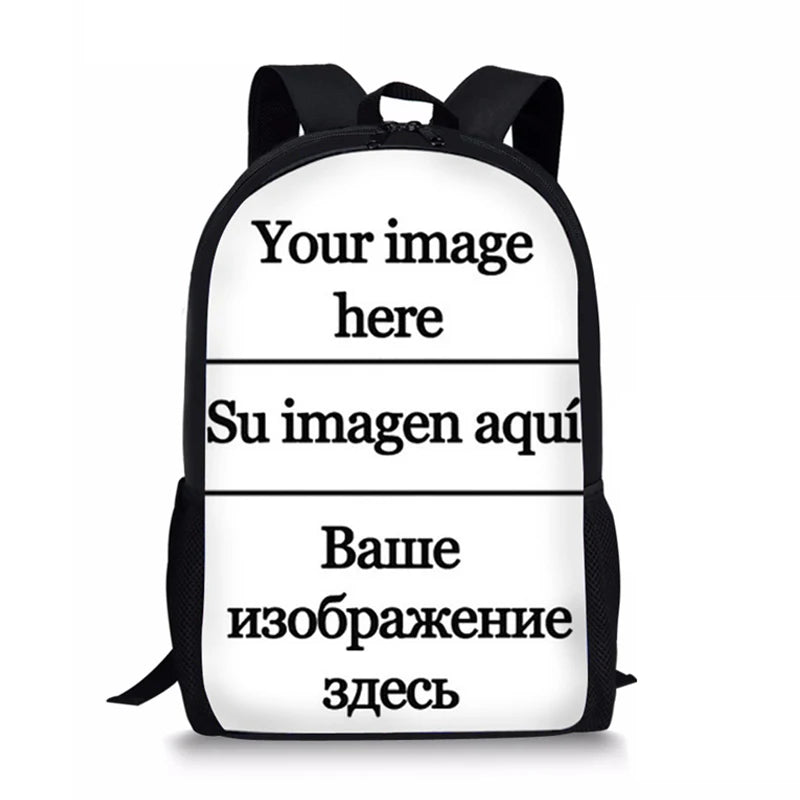 African Girl Print School Bag for Kids Girls Teens Backpack