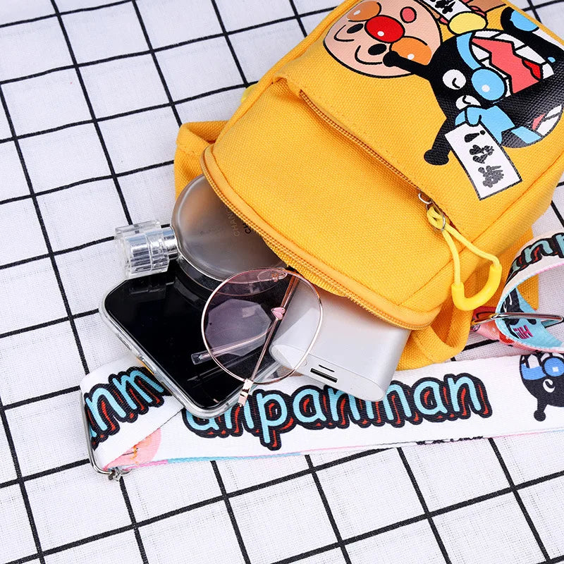 Cartoon Canvas Small Handbags Female Tide Of the Sen Department Children's Bag