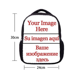 Kids Cartoon Vehicle Print Book Bag for Kindergarten