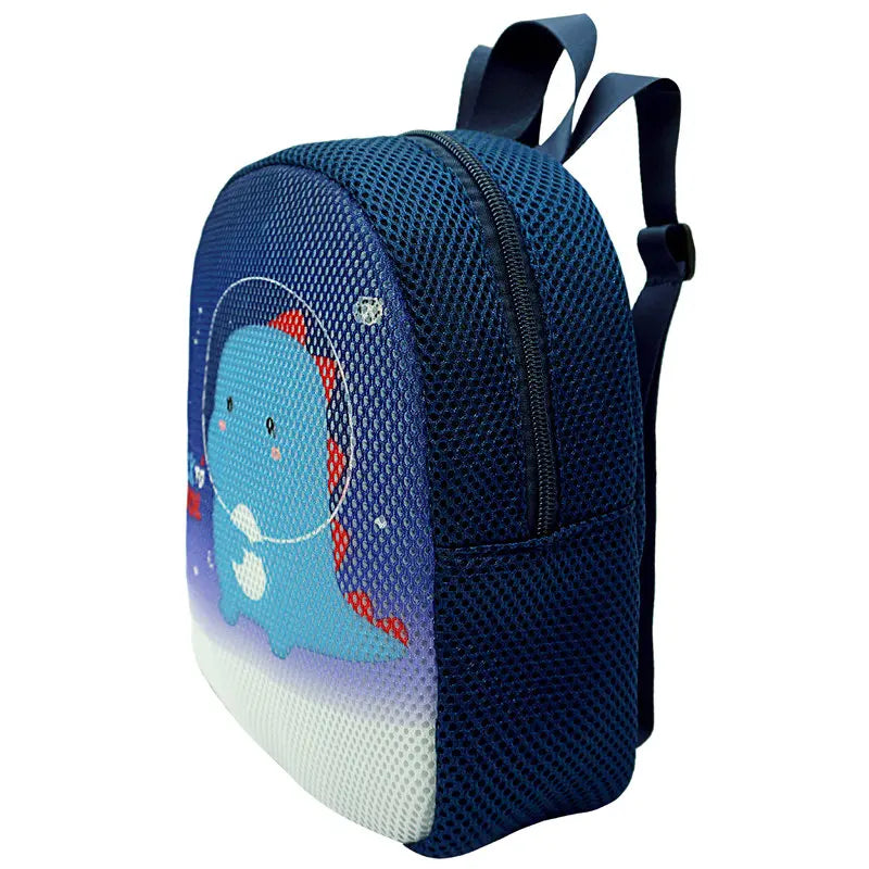 Kids Mesh Backpack Animal Print School Bag for Boys Girls