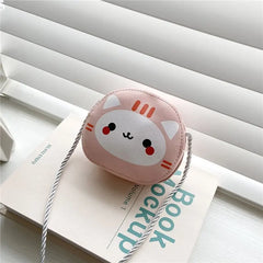 Cartoon Children's Mini Shoulder Crossbody Bags Girls Princess Coin Purse Wallet