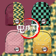 Demon Slayer Kimetsu No Yaiba 3D Print Backpack Waterproof Boys/Girls Travel Bag