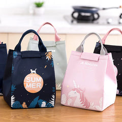 Cartoon Cooler Lunch Bag Insulated Waterproof Storage