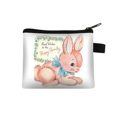 Cartoon Animals Coin Bag Women Vintage Purse Bear Cub Coin Bags