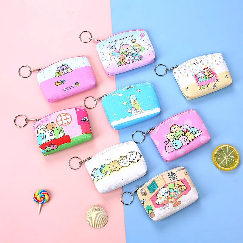 Cartoon Pu Purse Coin Bag Mini Wallet
