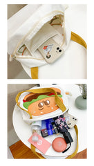 Funny Hamburger Crossbody Bag for Women
