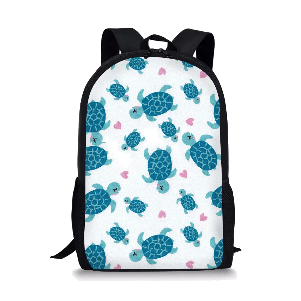 Hawaiian Style Sea Turtle Backpack for Kids Boys Girls