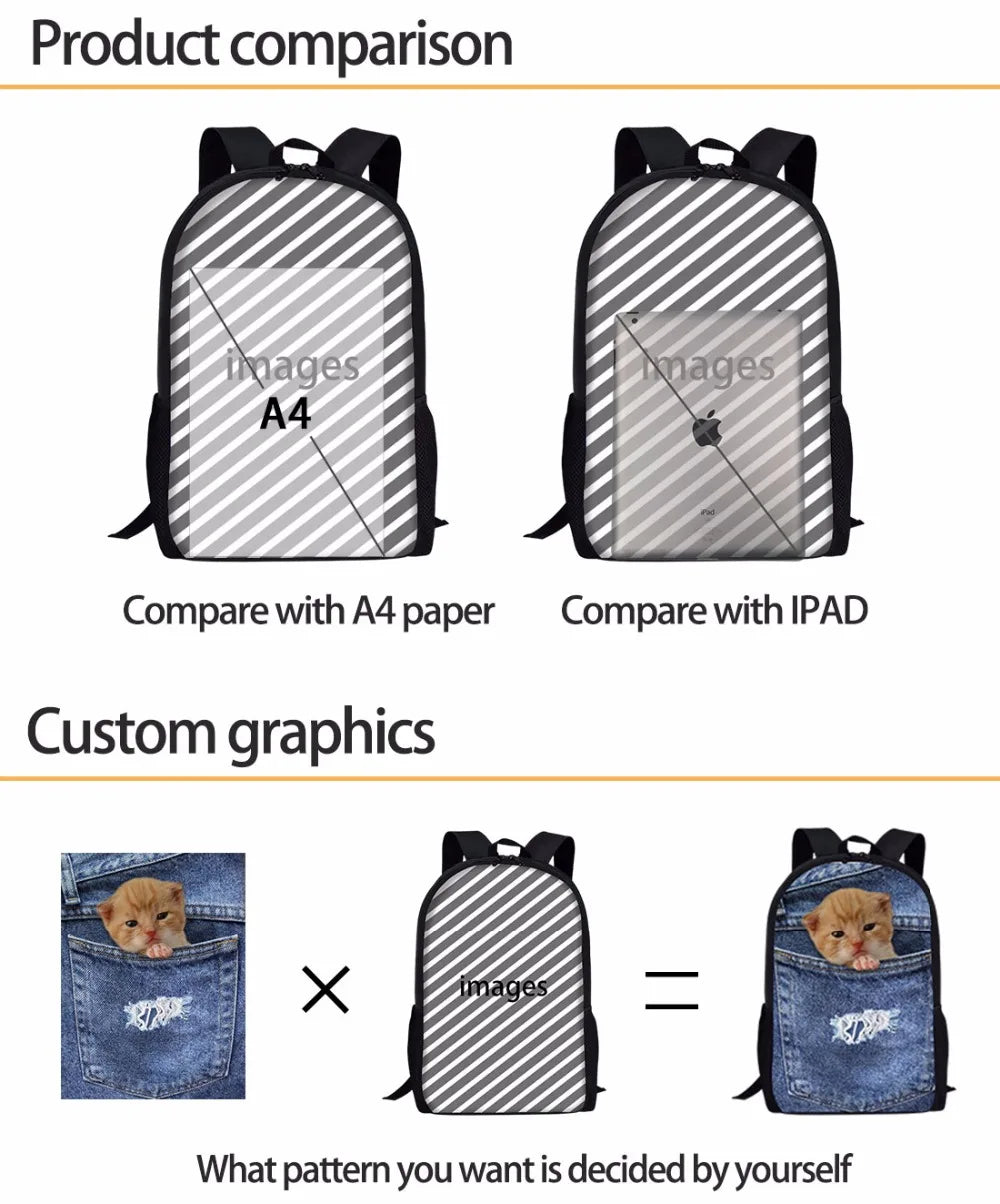 Hawaiian Style Sea Turtle Backpack for Kids Boys Girls