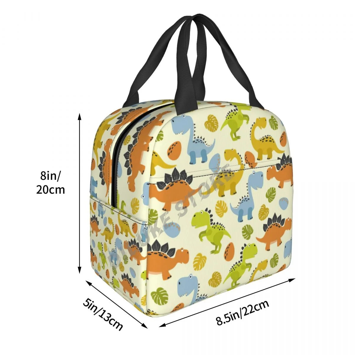 Dinosaur Insulated Lunch Bag for Kids, Cooler Bento Box for School