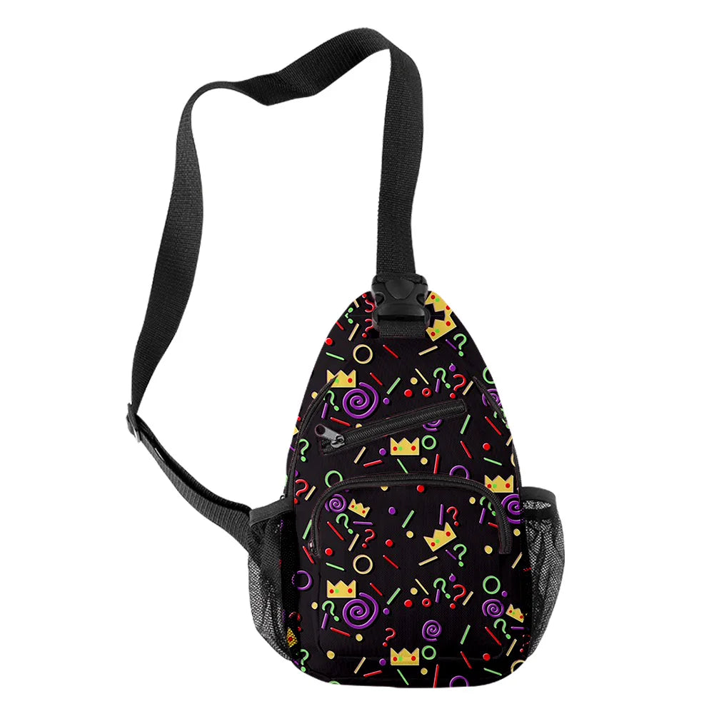 Cartoon Dreamteam Crossbody Chest Bags Waterproof Sports Travel Bags