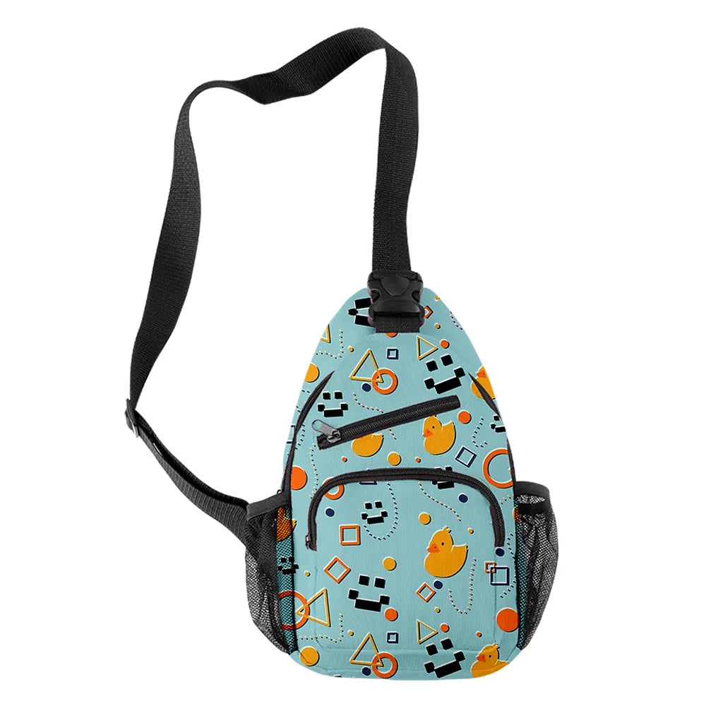 Cartoon Dreamteam Crossbody Chest Bags Waterproof Sports Travel Bags
