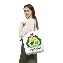 Avocado Print Women Tote Shoulder Shopping Bag