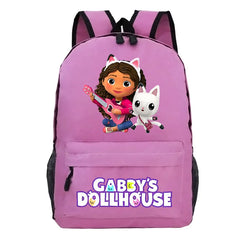 Gabby Dollhouse Backpack Boy Girl School Bags Back to School Mochila Book Bags