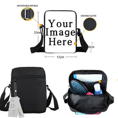 Gothic Girl Messenger Bag Women Handbags Ladies Shoulder Bag Canvas Crossbody