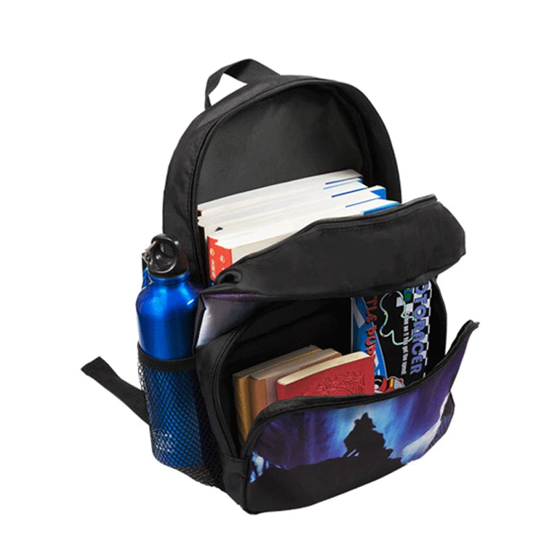 Gothic Girls Print School Bag for Kids Laptop Backpack Teens