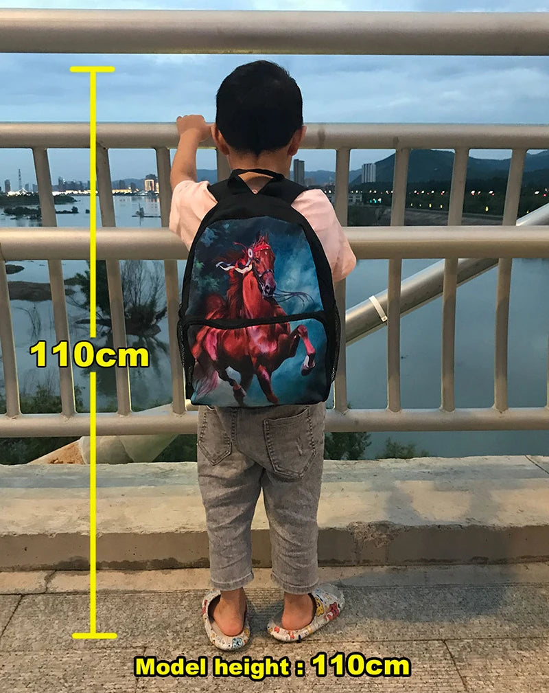 Gothic Girls Print School Bag for Kids Laptop Backpack Teens