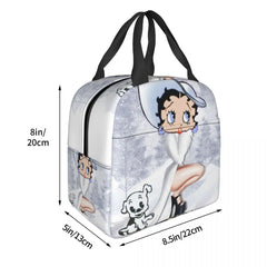 Betty Boop Insulated Lunch Bag Waterproof Thermal Cooler Women