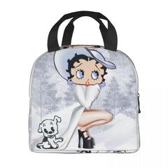 Betty Boop Insulated Lunch Bag Waterproof Thermal Cooler Women