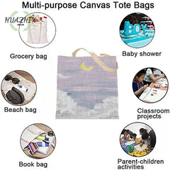 Little Prince Women Canvas Shopper Bag Eco Foldable Reusable Tote Bag