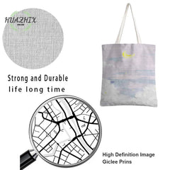 Little Prince Women Canvas Shopper Bag Eco Foldable Reusable Tote Bag