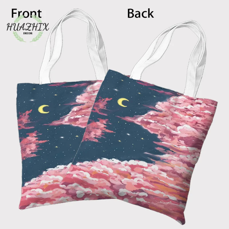 Little Prince Women Canvas Shopper Bag Eco Foldable Reusable Tote Bag