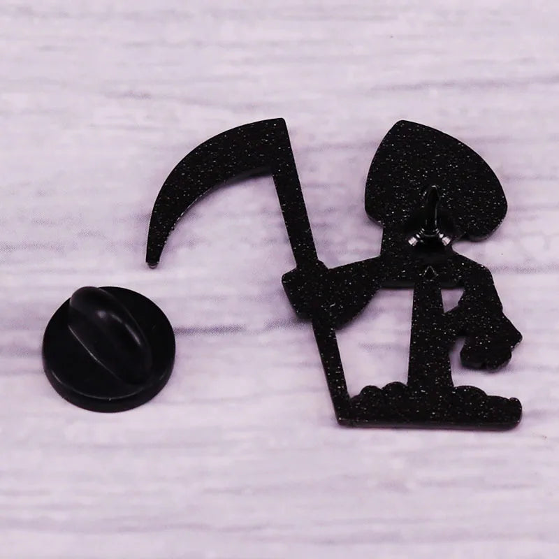 Halloween Cartoon Movie Style Backpack Enamel Pin