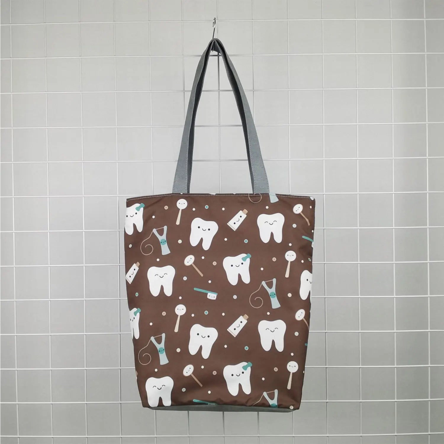 Cartoon Nurse Teeth Shoulder Bag for Women