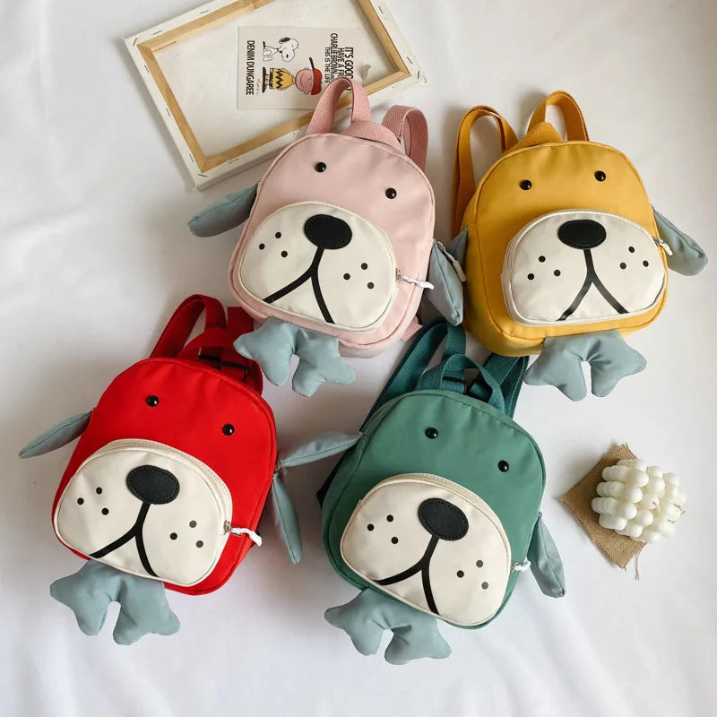 Animal Puppy Kids Backpack School Bags Boy Girls Backpacks