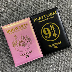 Cartoon Passport Cover Pu Leather Travel Wallet Holder (Free Engraving)