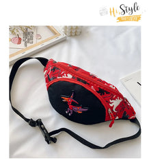 Children Dinosaur Waist Bag Outdoor Toy Chest Hip Waist Packs