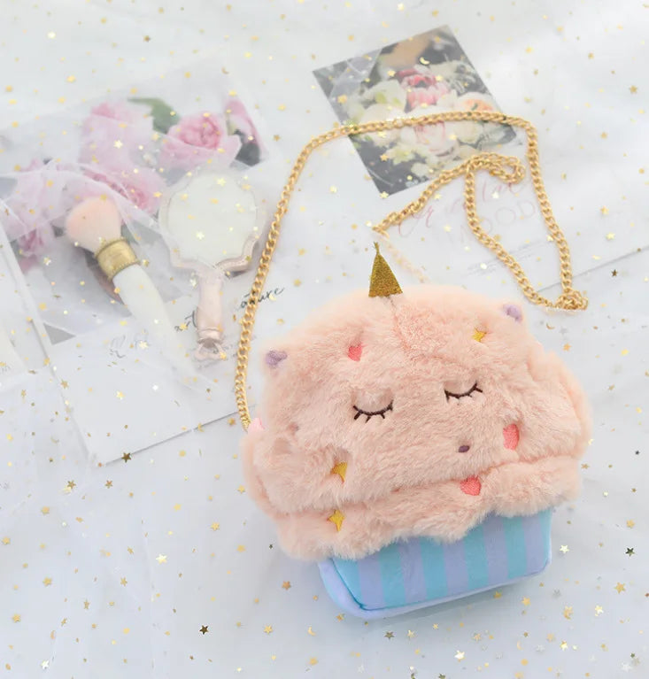 Soft Rabbit Girl Shoulder Bag Cake Unicorn Messenger Bag