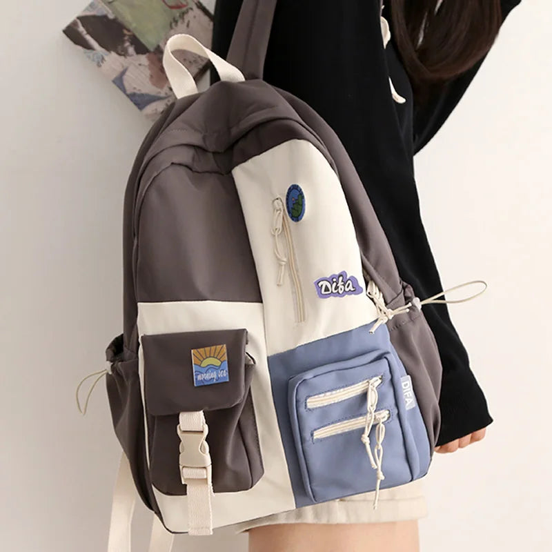 Cute Cartoon Backpack for Teen Girls School College Bag