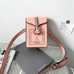 Cartoon Socket Print Crossbody Bags For Women High Pu Leather Shoulder Bag