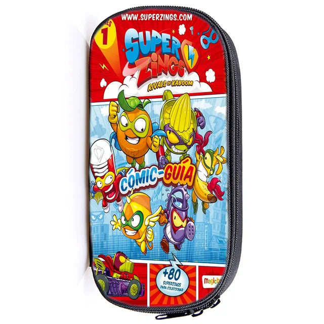 Cartoon Zings Cosmetic Case Pencil Bag Kid Stationary School Supplies Gift