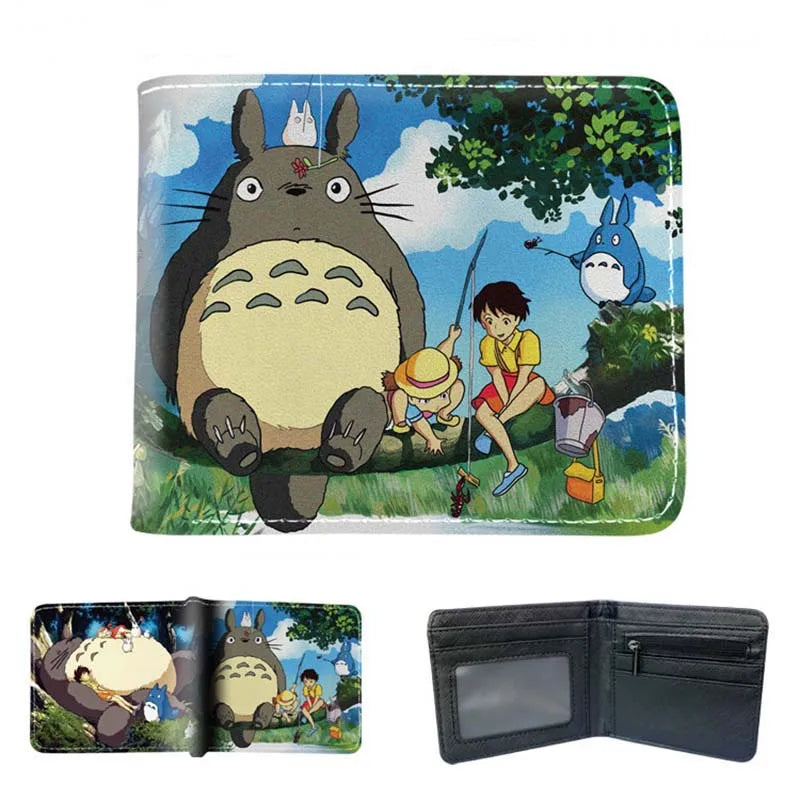 Totoro Short Wallet - Women PU Leather Small Purse Bag Toy Handbag Gift
