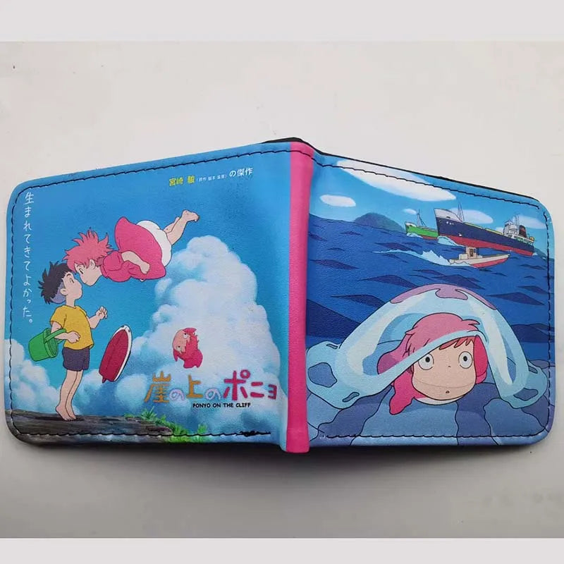 Totoro Short Wallet - Women PU Leather Small Purse Bag Toy Handbag Gift