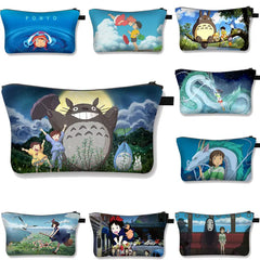 Totoro/Spirited Away Cosmetic Bag Makeup Case Women Casual Pouch