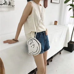 Cartoon Women Shoulder Bag Lady Girl Canvas Handbag Purse Bags