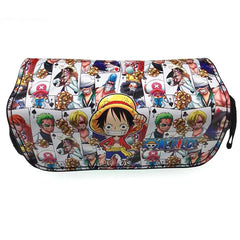 One Piece Luffy Pencil Case Cosmetic Makeup Organizer Bag