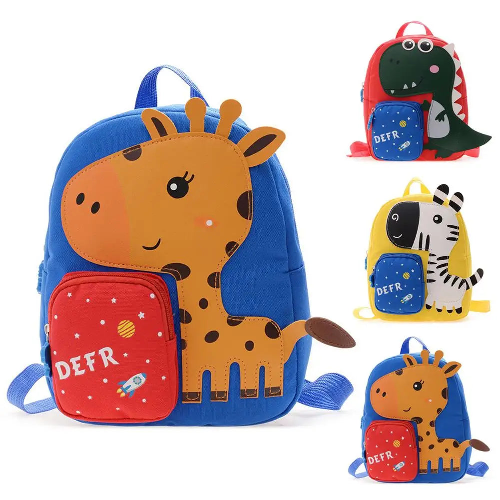 Cartoon Backpack Cotton Children Kindergarten Student School Bag