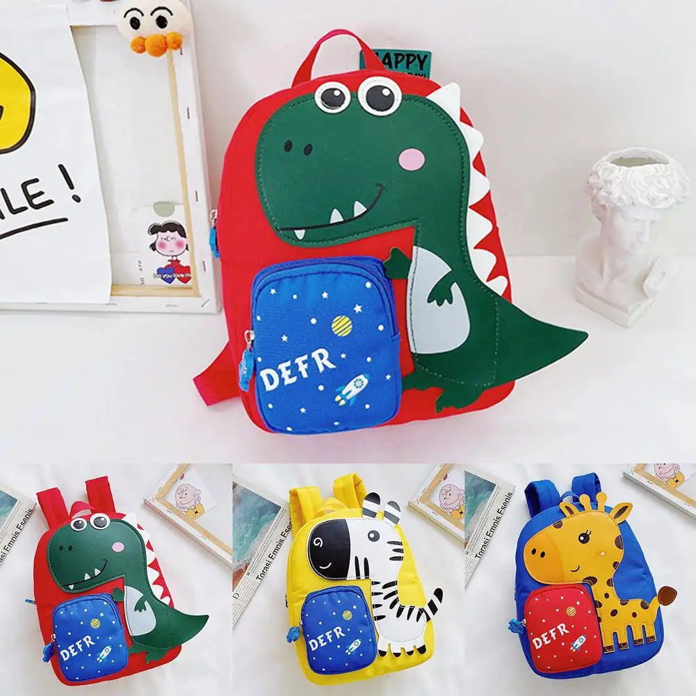 Cartoon Backpack Cotton Children Kindergarten Student School Bag