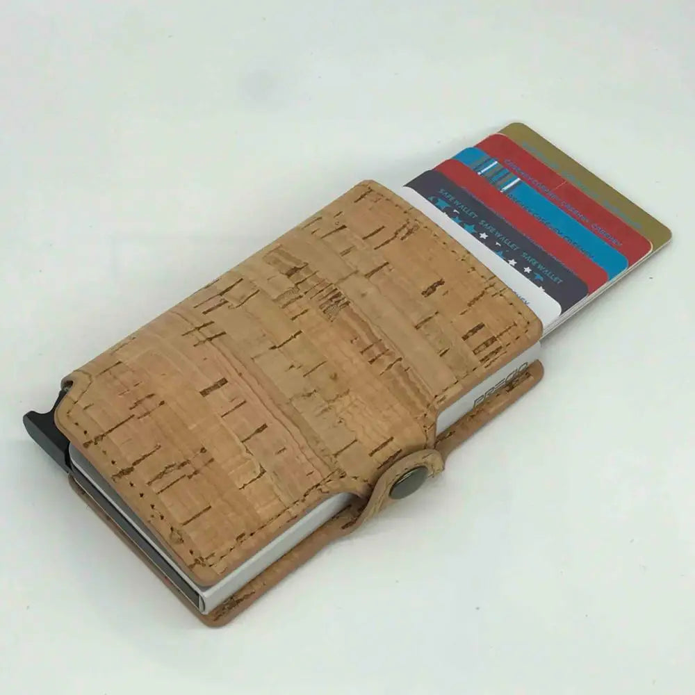 Casekey Vegan Cork Wallet Rfid Blocking Smart Wallet
