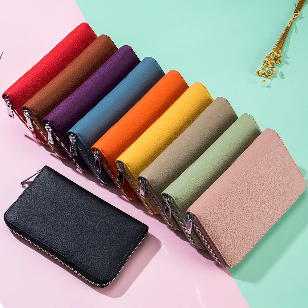 Cash Budget Passport Wallet Clutch Bag for iPhone 13 Pro Zipper Long