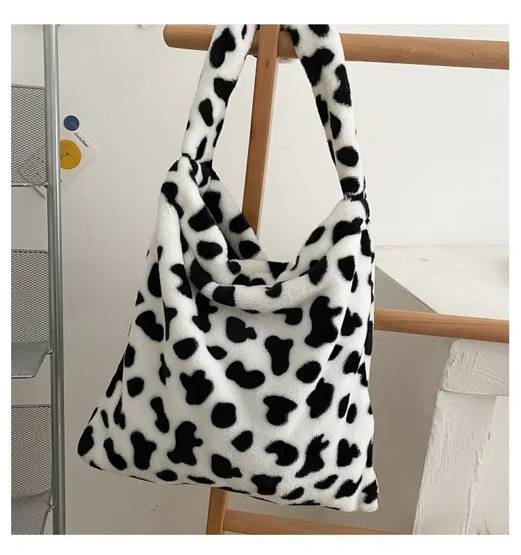 Cashmere Bag Women Autumn Winter One Shoulder Bag Net Red Western Gas