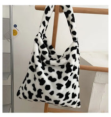 Cashmere Bag Women Autumn Winter One Shoulder Bag Net Red Western Gas