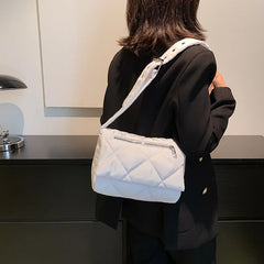 Casual Adjustable Strap Shoulder Bag Nylon Crossbody Bags For Women